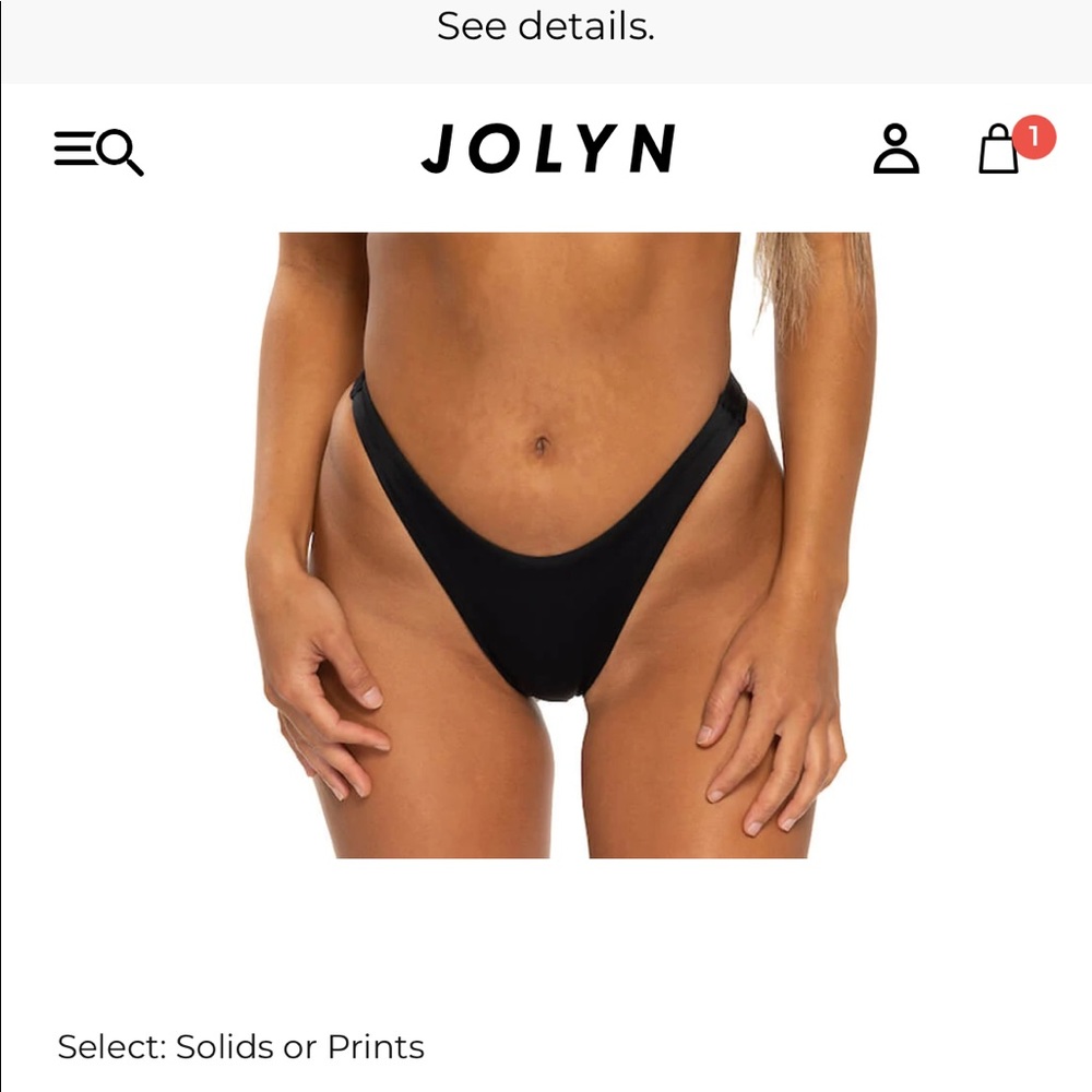 Jolyn “kelia” black bottoms size medium